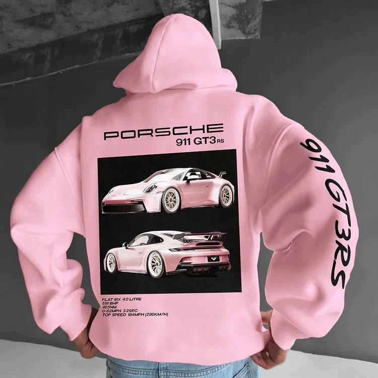 Der überdimensionale Racing Hoodie