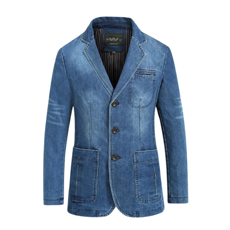 Blazer-Jacke aus Denim - Eves