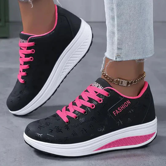 Hermina Rose - Wedge Sneakers für Frauen