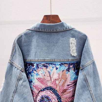 Oversized-Jeansjacke