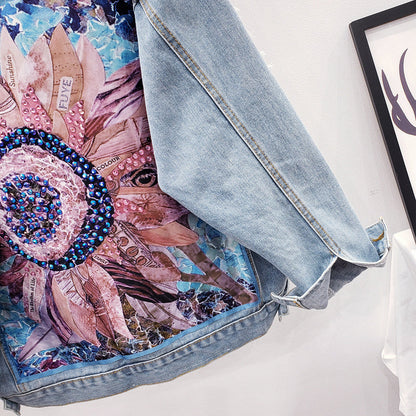 Oversized-Jeansjacke