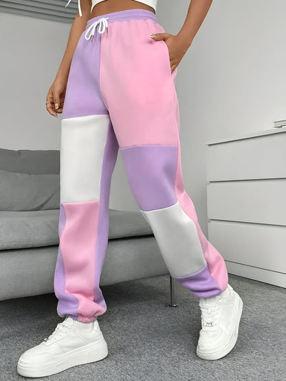 Antonella | Color-Block Lockere Jogginghosen – Komfort trifft Stil