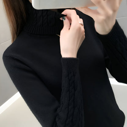 Karina | Gemütlicher Rollkragenpullover für Herbst & Winter