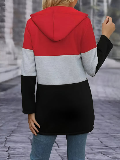 Bernadette | Color Block Kapuzenjacke