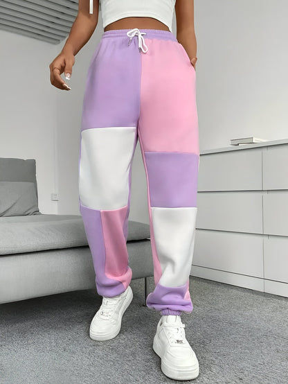 Antonella | Color-Block Lockere Jogginghosen – Komfort trifft Stil