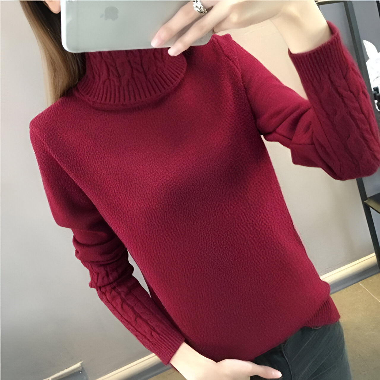 Karina | Gemütlicher Rollkragenpullover für Herbst & Winter