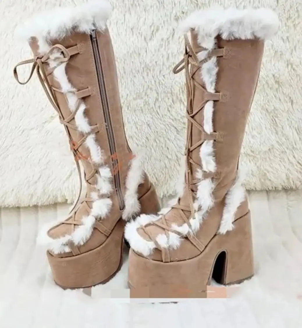 Alani | Neue Winter Frauen Schnee Stiefel Plattform  (Saison  1)