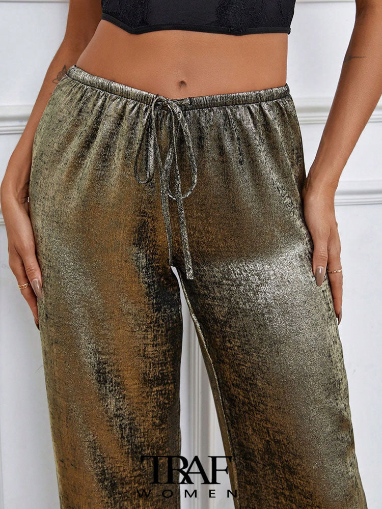 Haymo | Traf-Metallic-Hosen für Frauen